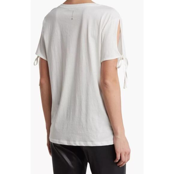 NWT AllSaints Kay V-Neck Tie Sleeves - Picture 2 of 8